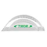 THOR-DARTS 12er Dart Display - Acryl Dartständer - Wave Dart Displayständer - Acylic Darts Diplay Stands (Clear, Green)