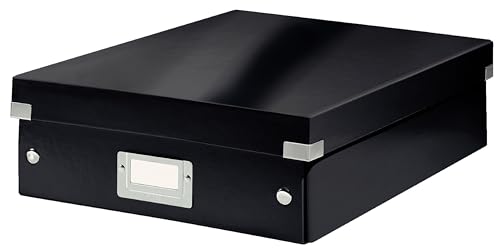 Leitz Click & Store Organisationsbox, Mittelgroß, schwarz, 60580095