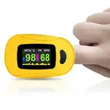 Nicht-invasives Pulsoximeter, Sauerstoffsättigung Messgerät Finger, Pulsoximeter Fingeroximeter, 2025 Upgraded Blutzucker-Monitore für Zu Hause Oder im Freien Verwenden