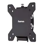 Hama TV-Wandhalterung TILT, neigbar, für 25 - 66 cm Diagonale (10 - 26 Zoll), für max. 30 kg, VESA bis 100 x 100, Wandabstand 3,5 cm, schwarz