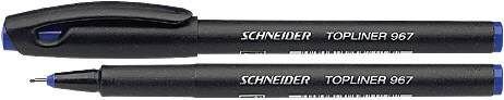 Topliner 967 0,4 mm braun Einweg Fine Liner 3 PK von Schneider