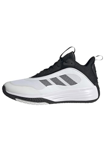 adidas Herren Own The Game 3 Shoes Basketball-Schuhe, Cloud White/core Black/core Black, 46 EU