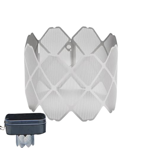 Generisch Campingofen Windschutzscheibe, Camp -Herd Windschutzscheibe,Leichte Edelstahl -Herd Windschutzscheibe - Windschutz Campingzubehör Verstellbarer tragbarer Windblocker für Topfständer