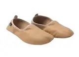 Akdam Unisex-Hausschuhe aus echtem Leder – bequeme Hausschuhe für Zuhause, beige, 38 EU