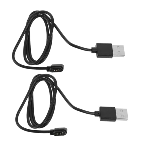 OSALADI Smartwatch-ladegerät Magnetisch 2-polig Magnetisches Ladekabel Abs-pc-konstruktion Schnelles Aufladen Robustes Modeaccessoire