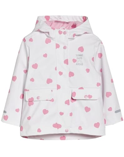 Kleinkinder Jacken 10-36 Monate Jungen Mädchen Baby Regenjacken Unisex wasserdicht Kapuzenjacke Übergangsjacke atmungsaktive Jacke Regenmantel Wetterfest (DE/NL/SE/PL, Numerisch, 92, Z5)