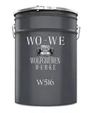 WO-WE Fassadenfarbe Wandfarbe Wandanstrich Fassadenbeschichtung für Außen Weiß 20L