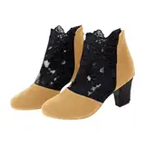 on schuhe damen sale Winterstiefel Damen Damen Klassische Stiefel Casual Spitze Zehe Klobiger Blockabsatz Winterstiefel D artikel unter 5 euro deals of the day