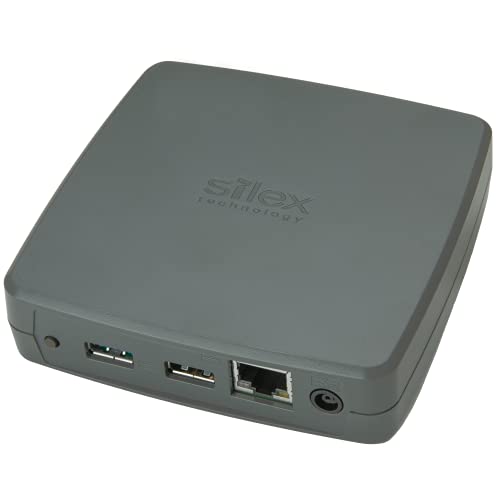 Silex Technology DS-700 Geräteserver USB 3.0 Device Server - Netzwerk USB-Server LAN (10/100/1000 MBit/s), USB 2.0 - Drucker, Scanner, Festplatten - Nachfolger von DS-510