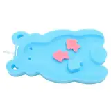 BESTonZON Babykissen badematte badematten rutschfest badmatten rutschfest Fine sponge mat bath mat Waschbecken Matte -Spielzeug Anti-Rutsch-Matte Badezimmerzubehör Blue