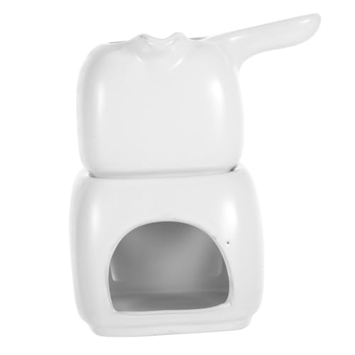 Hemobllo Fondue-becher-set, Schokoladen-schmelztopf, Keramik-fondue-schmelzgerät, Zubehör, Tischplatte, Kleiner Schmelztopf, Westlicher Stil, Keramik-schmelztopf, Kleiner Wärmer
