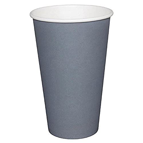 Fiesta Hot Cups Single Wall Charcoal - 340ml (12oz) (Box 1000)