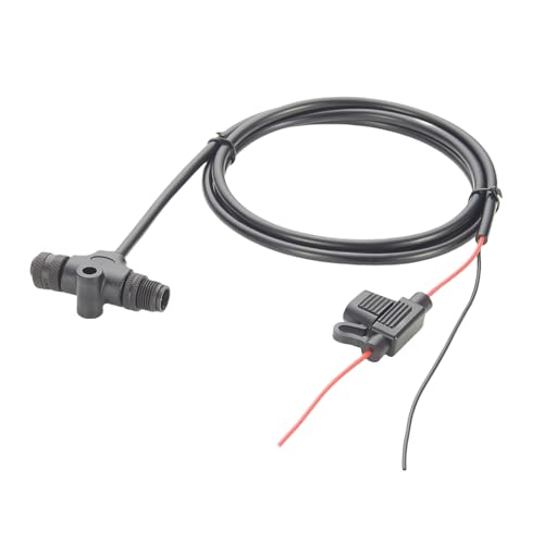 NMEA 2000 N2K T-Netzkabel mit Sicherung, IP67, Marine-Qualität, M12, 5-poliger Stecker auf Buchse, Rückgrat, für Lowrance Simrad B&G Navico Garmin-Netzwerke (1,5 m)