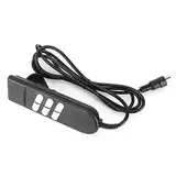 Dioche Fernbedienung Ersatz, 6-Tasten Sofa Controller, Handschalter für Hebesessel, für verstellbares Bett von Haushaltsgeräten, 5-polig (Männlich)