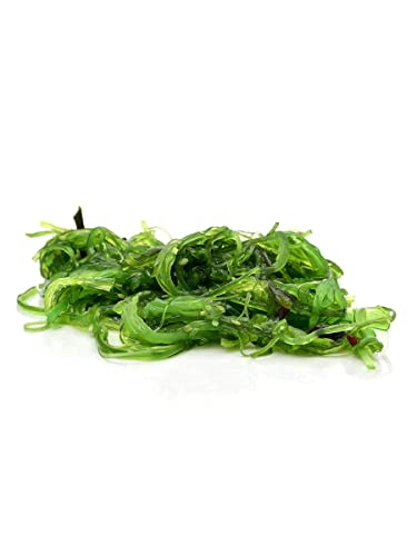 Goma Wakame - Seealgensalat mit Sesam - verzehrfertig in würziger Marinade - vollendet mit Chili, Essig und Sojasauce - 500 Gramm