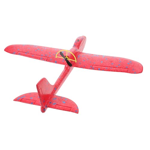 FUNNETOYU 1Stück Glühendes Flugzeugspielzeug mit LED Lichtern Elektrisches für Leicht und Sicher für Drinnen und Draußen Fördert Lernentwicklung