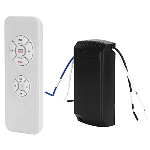Fernbedienung, Deckenventilator-Lampensteuerung, 220 V Kabelloses Deckenventilator-Lampen-Fernbedienungsset mit Empfänger, Zeitschalter, Intelligente Heimsteuerung