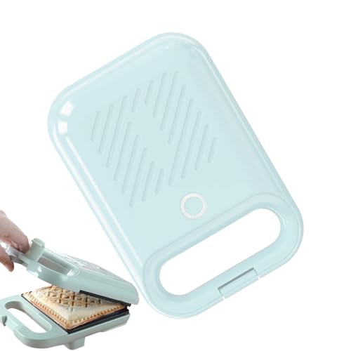 Sandwichmaker | Elektrischer Sandwich-Grill Für Frühstücks-Sandwiches | Multifunktionales Frühstücksgerät für Waffeln & Sandwiches mit Antihaftbeschichtung – für Haushalt, Wohnung und Mietobjekte