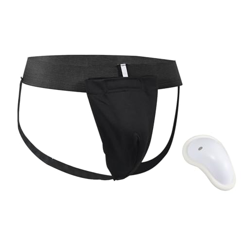 Schützer Für Den Intimbereich Boxen - Schutz für Leiste und Bauch | Sportliche Stützen Für Boxen Thai Kickboxen Verstellbarer Kinderschutzbecher