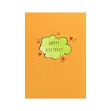 Pop Up Card, Paper Greeting Skulptur, kreatives Slot Design mit Faltkunstwerk, festliche Postkartendekoration für Feiertage, Kinder, Erwachsene, Gathering