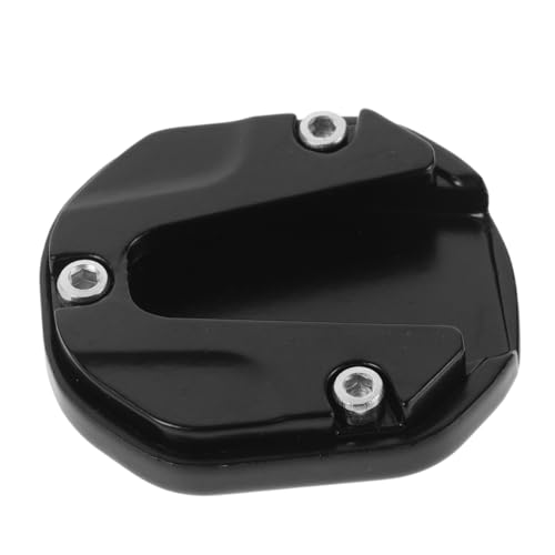 Cabilock Seitenständer Pad Motorrad Seitenständerplatte Aluminiumlegierung Schwarz Für Motorradparken Seitenständer Motorrad Seitenständer Pad