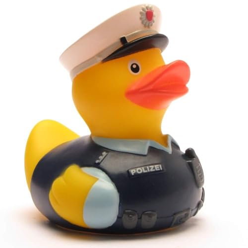 Duckshop I Badeente Polizist I Polizei Quietscheentchen I Quietscheente I Geschenk Beamte I Präsent Sammler