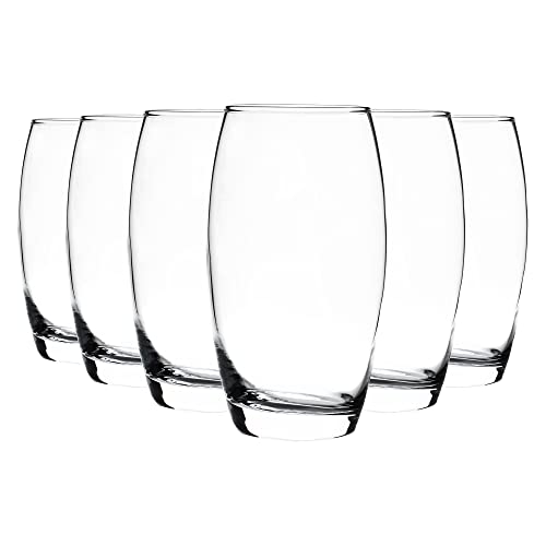 Argon Tableware Tondo - Gläser für Wasser/Saft/Longdrinks - 6 Gläser mit Geschenkverpackung - 510 ml