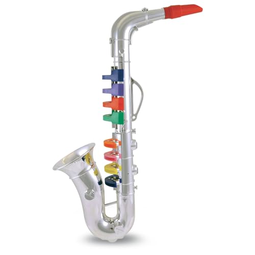 Bontempi – 324331 – Musikinstrument – Saxophon – 8 Noten, Blau