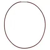 Auroris Echtleder Kette 2 mm Farbe: antikbraun, mit Tunnel-Drehverschluss aus Edelstahl, Länge wählbar / 42 cm