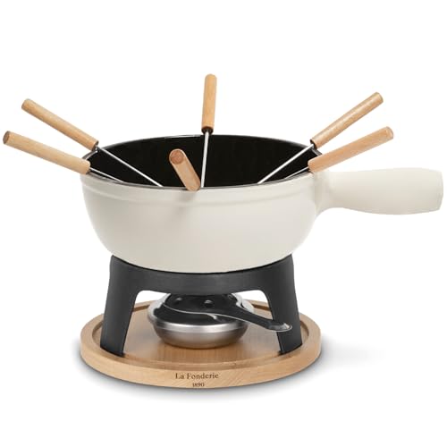 La Fonderie 1890 H.Koenig Fondue-Set, Beige, Mediano