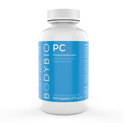 BodyBio PC Phospholipidkomplex liposomal 100 Kapseln - 173g (Phosphatidylcholin und andere Phospholipide))