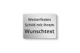 Schild selbst gestalten, individuelles Schild f. draußen als Namen, Hausnummer & Straßennamen, Hausnummernschild, Namensschild, Firmenschild, personalisierbar & wetterfest