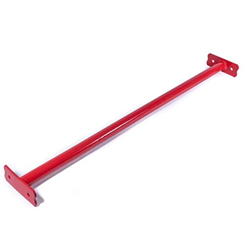 Reckstange - Mit Befestigungsplatten & Material - Rot - 90 cm
