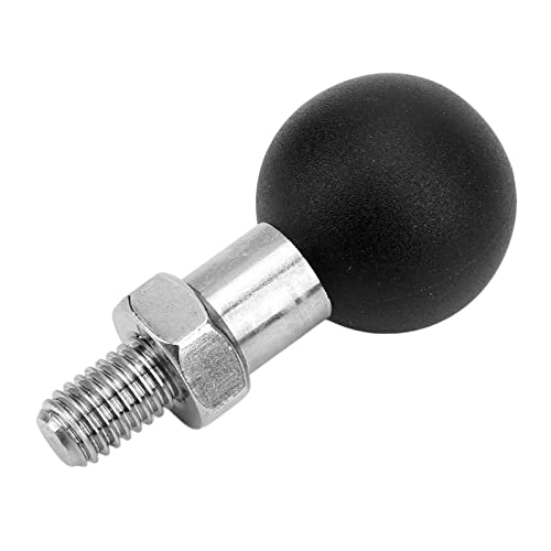 Kugelhalterung, Rückblickspiegel Kugel Kopfhalterung Rechtshänder -Gewinde Universeller Lenkerhalterkugel Mount -Mount Ball für das Reiten Im Freien (M8*1.25)