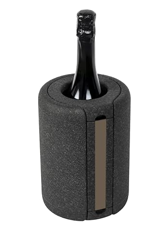 ICY Box Getränkekühler & Eiswürfelbox, Leicht und Robust, Kondenswasserfrei, Schwarz (champagner)