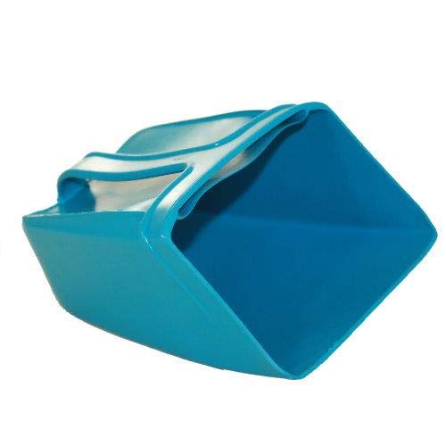 Handlicher und Stabiler Bootsschöpfer | Lenzfass | Ösfass aus robusten Polyethylen mit Henkel | Farbe Türkis