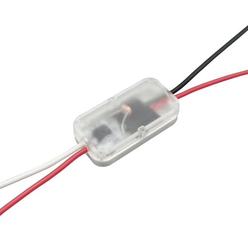 STBTECH 12V Automatischer lichtempfindlicher Schalter, Tagsüber geschlossen,Schaltet sich automatisch ein, wenn es dunkel wird, für LED-Licht, Straßenlaternen, Reklamelampen, Treppenhauslicht
