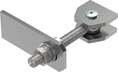 Fenau - Torband M20 / Halterung verstellbar mit Langlochlasche - Stahl S235JR, roh - Tragkraft pro Paar: 125 kg