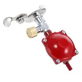HAKIDZEL Nadelsteuerventil Gasregelventil mit Einstellbarem Druck für Camping Grillen und Outdoor Aktivitäten Effiziente Gasnutzung und Einfache Installation