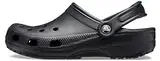 Crocs Classic Clogs – Unisex Clogs – Wasserfreundlich und schnell trocknend – Schwarz – Größe 43-44