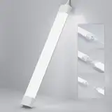 Amdelne Feuchtraumleuchte LED 120cm, 36W 4000LM LED Neonröhre, Kalteweiß 6000K Feuchtraumlampe, IP65 Wasserfest Wannenleuchte, Werkstattlampe, Kellerleuchte, Deckenleuchte für Büros Lager Garage