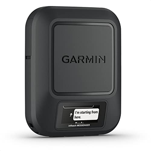Garmin Unisex – Erwachsene INREACH Messenger Satelliten-Kommunikationsgerät, Schwarz, TU EU