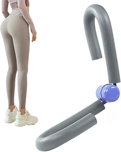 Oberschenkeltrainer, Armtrainer, Oberschenkeltoner, Armtraining, Beintrainer, Multifunktions-Sportgerät für Home-Gym-Yoga, Grau