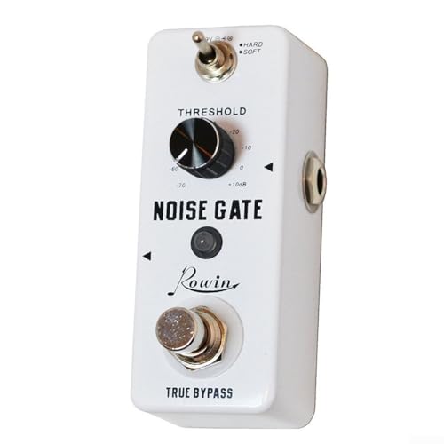 Rowin LEF319 Guitar Noise Gate Pedal Noise Suppression für E-Gitarre, 2 Modi