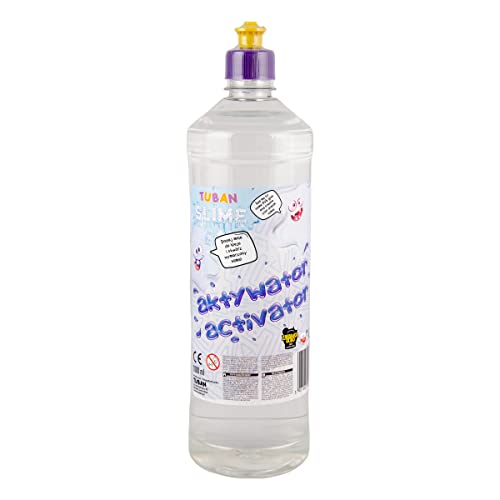 Tuban Activator Slime Magic Lösung für Klebeslime Maxi 1000 ML nachfüllen. Funktioniert mit jeder Art von PVA-Kleber