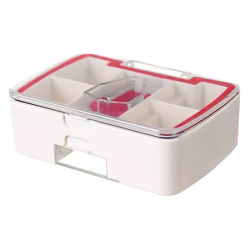 Portable cut cut - Pillendose mit Cutter | Crusher Practical Medication | Kompakte Dosierbox | Pasillas Reisefach | Pharmazeutische Sicherheitsteiler