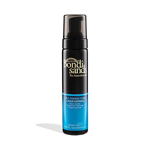 Bondi Sands – Selbstbräunungsschaum - Self Tanning Foam 1 Hour Express, für eine fleckenfreie und schnelle Bräune ohne Sonne, 200 ml