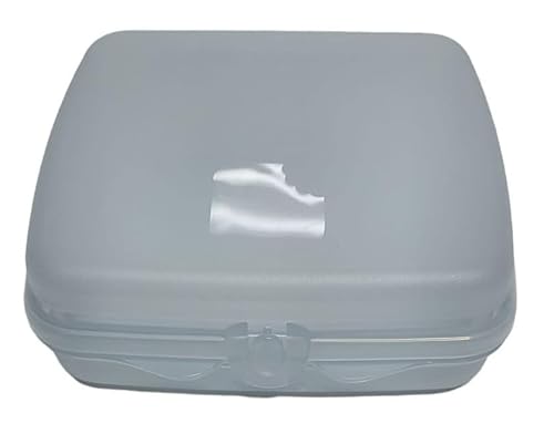 MY Pasta Tupperware to Go Sandwich-Box hellblau Pausenbox Brotbox Schule Sandwich Twin Brotsdose