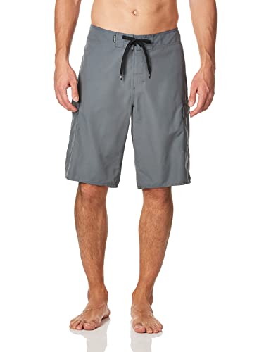 Quiksilver Men's Manic 22 Inch Length Cargo Pocket Boardshort Swim Trunk, Iron Gate, 30A