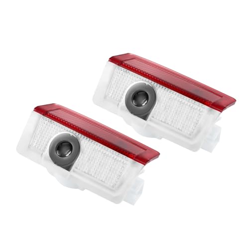 AutoQi Willkommenslicht für Mercedes W176 W177 W205 W212 W213 W242 W246 W247 W166 LED Projektor Stern Logo Einstiegsbeleuchtung Laser Türlicht, 2 Stk